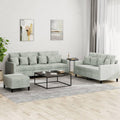 Sofa, Tonture, Szary, aksamit, 2-osobowa