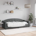 mzdioop, Sofa, 80 x 200 cm, 2 W, Szary, lite drewno, 2 w 1
