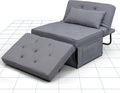 Sofa, FLEXISPOT, 4 W, 300 kg, Szary, regulowane oparcie, składana konstrukcja, 3 w 1