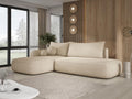 DomiMeble, Sofa narożna, 300 x 105 x 60 cm, Beżowy/Brązowy, funkcja spania