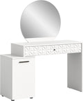 Biurko, X76A9T67, xonox.home, 117 x 138 x 42 cm, Biały, 1 szuflad, modułowa konstrukcja