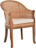 Korb-Outlet, Fotel, 60 cm, Pomarańczowy/Brązowy, polirattan