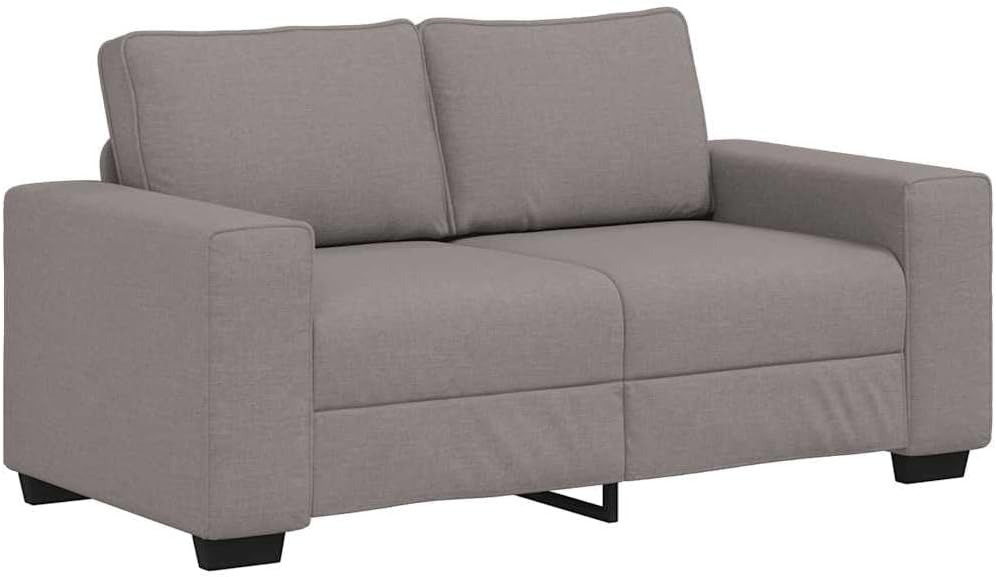 Sofa, vidaXL, 120 cm, Szary, metal, 2-osobowa