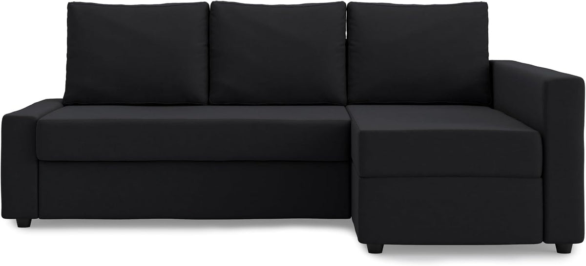 Narzuty na sofy, MASTERS OF COVERS, 230 cm, Czarny
