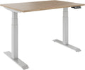 Rama łóżka, Weber Büro, 200 cm, 2.0 W, Brązowy/Srebrny, USB
