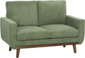 Sofa, HOMCOM, 134 cm, 134 W, Zielony, sztruks, 2-osobowa
