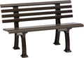 Ławka, gartenmoebel-einkauf, 50 x 30 mm, Brązowy, 2-osobowa, odporność na warunki atmosferyczne
