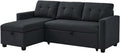 Sofa, VitaliSpa, 226 x 163 cm, Antracytowy, płyta wiórowa, funkcja spania
