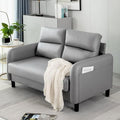 Sofa, 140 x 90 x 81 cm, Szary, 2-osobowa, pilot zdalnego sterowania
