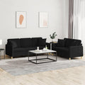 Sofa, Keeushr, 138 x 77 x 80 cm, Czarny, metal, 2-osobowa