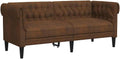 Sofa, vidaXL, 182,5 x 74,5 x 74,5 cm, Brązowy, lite drewno, 2-osobowa