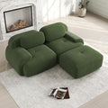 Luscriate, Sofa, 32D, 7 cm, Zielony, 2-osobowa, modułowa konstrukcja
