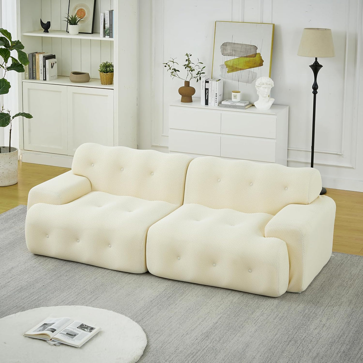 Sofa, Arhatreya, Beżowy, 2-osobowa
