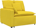 Sofa, Teenpull, 100 cm, Żółty, metal, modułowa konstrukcja