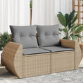 Sofa, Kaloriko, 142 x 62 x 69 cm, Beżowy, stal malowana proszkowo, 2-osobowa, modułowa konstrukcja, ochrona UV