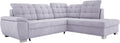 Sofa, DomiMeble, 186x125 cm, Szary, funkcja spania