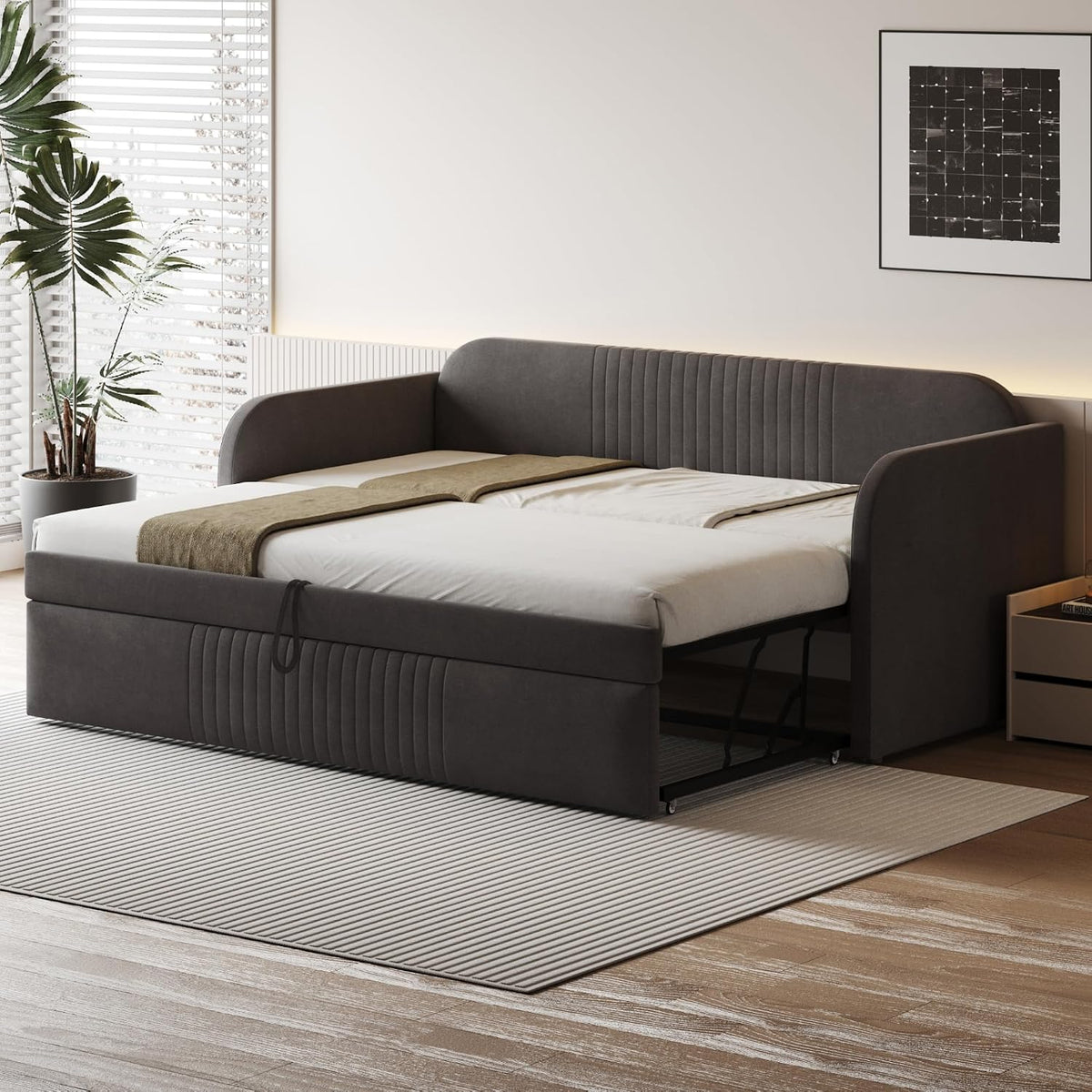 ZYLOYAL10, Sofa, 180 x 190 cm, Szary, MDF