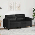 Sofa, Keeushr, 140 cm, Czarny, metal, 2-osobowa