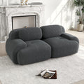 Sofa, A-2, Dolamaní, Szary, sztruks, 2-osobowa, modułowa konstrukcja