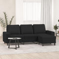 Sofa narożna, P3201155, Gecheer, 180 cm, Czarny, metal, 3-osobowa