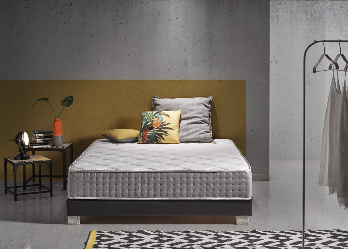Materac, Simpur Low Cost, 180x200 cm, 350 g, Szary/Brązowy