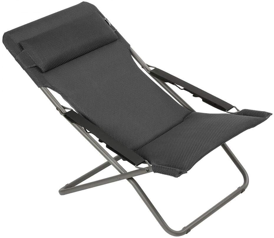Fotel, LFM2829, Lafuma, 88 cm, Szary