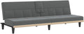 Sofa, vidaXL, 200 x 89 x 70 cm, 5 V, Szary, regulowane oparcie, składana konstrukcja, USB
