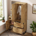 Zestawy mebli na korytarz, Goldicoo, 110 x 38 x 186 cm, 60,5 kg, Czarny, MDF, miejsce do przechowywania
