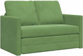 Sofa, vidaXL, 204 x 122 x 60 cm, Zielony, aksamit, funkcja spania