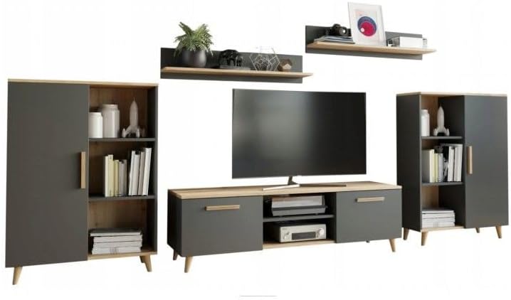 Per la vita, Telewizor Smart TV, 47 x 150 x 40 cm, Antracytowy