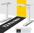MAIDeSITe, Biurko, 135 cm, 160 kg, 45 dB, Biały/Szary