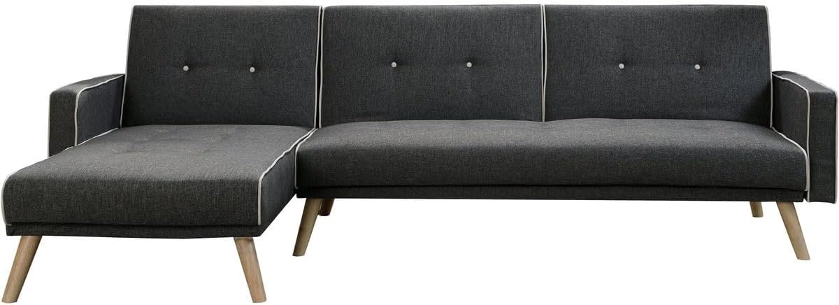 Sofa narożna, Habitat et Jardin, 271 x 123 x 86 cm, Szary