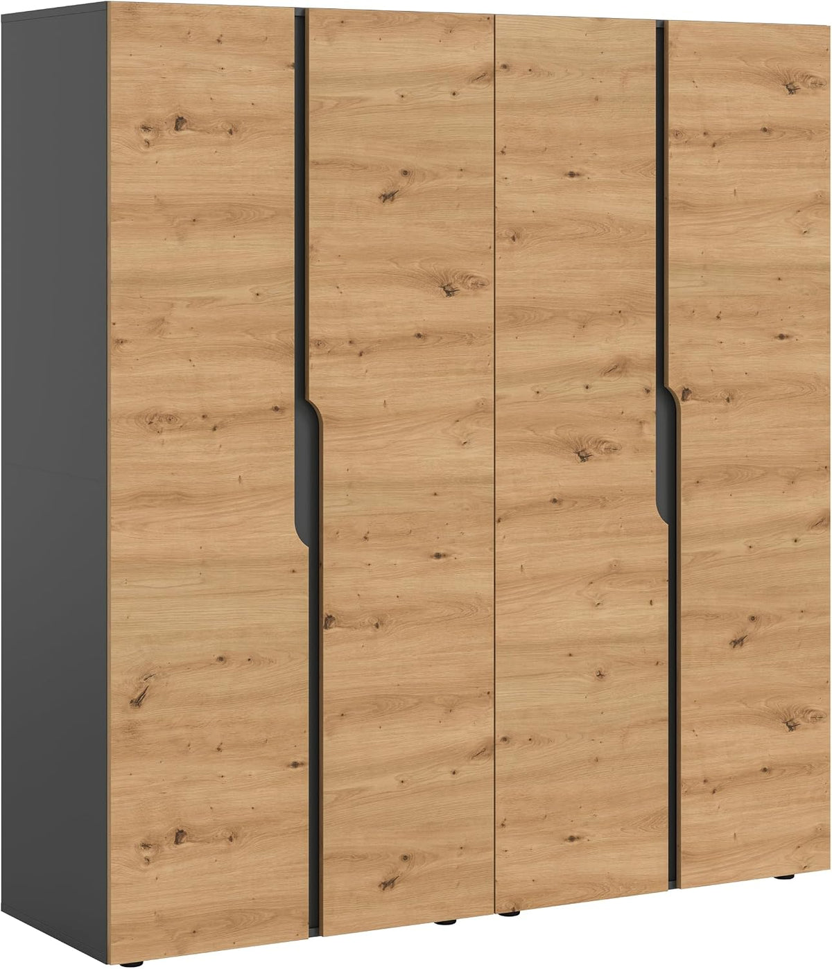 Szafa do sypialni, xonox.home, 160 x 180 x 51 cm, Antracytowy