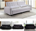 Sofa, Bagno Italia, 81 cm, Biały/Czarny/Brązowy, funkcja spania
