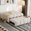 Sofa, Gelukueub, 2 W, 183 x 76 x 42 cm, Beżowy, MDF, 2 w 1