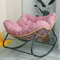 Fotel, 103 cm, Brązowy, polirattan