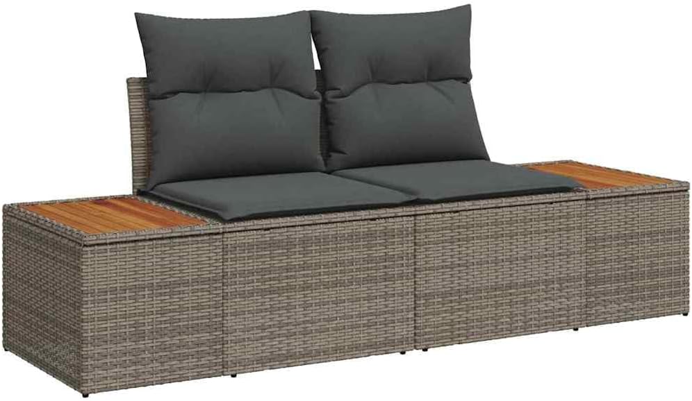 Zestaw mebli do jadalni, pokgdf, 55 cm, Szary/Brązowy, lite drewno, modułowa konstrukcja