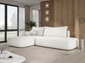 Sofa narożna, DomiMeble, 300 x 105 x 60 cm, Biały, funkcja spania