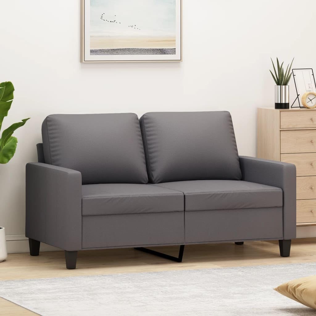 Keeushr, Sofa, 120 cm, Szary, metal, 2-osobowa