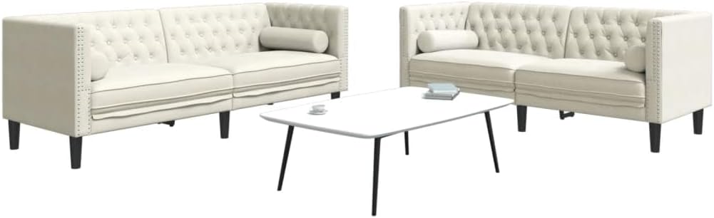 Sofa, Tonture, 194 cm, Beżowy, lite drewno, 2-osobowej
