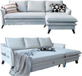 Sofa, MIUFORM, 225 x 92 x 85 cm, Szary, płyta wiórowa, funkcja spania, pilot zdalnego sterowania