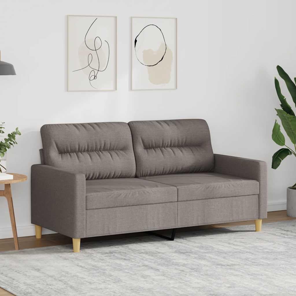 mzdioop, Sofa, 140 cm, Szary/Biały, metal, 2-osobowa