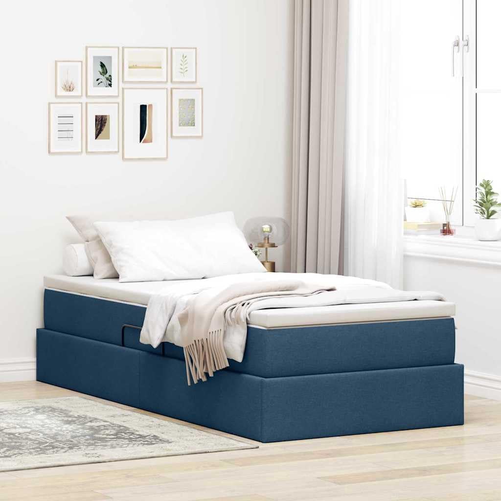 sephironlbb, Materac, 90 x 200 cm, 140 kg, Niebieski, metal